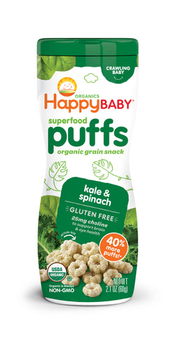 Happy Puffs Kale y Espinaca